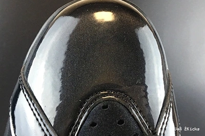 WMNS 7 Air Leather Patent Jordan Minimalist 635 313358-006 Black 0803